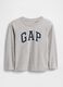 Grey long-sleeve cotton T-shirt_0