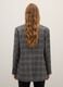Grey checked blazer with oversized fit_2