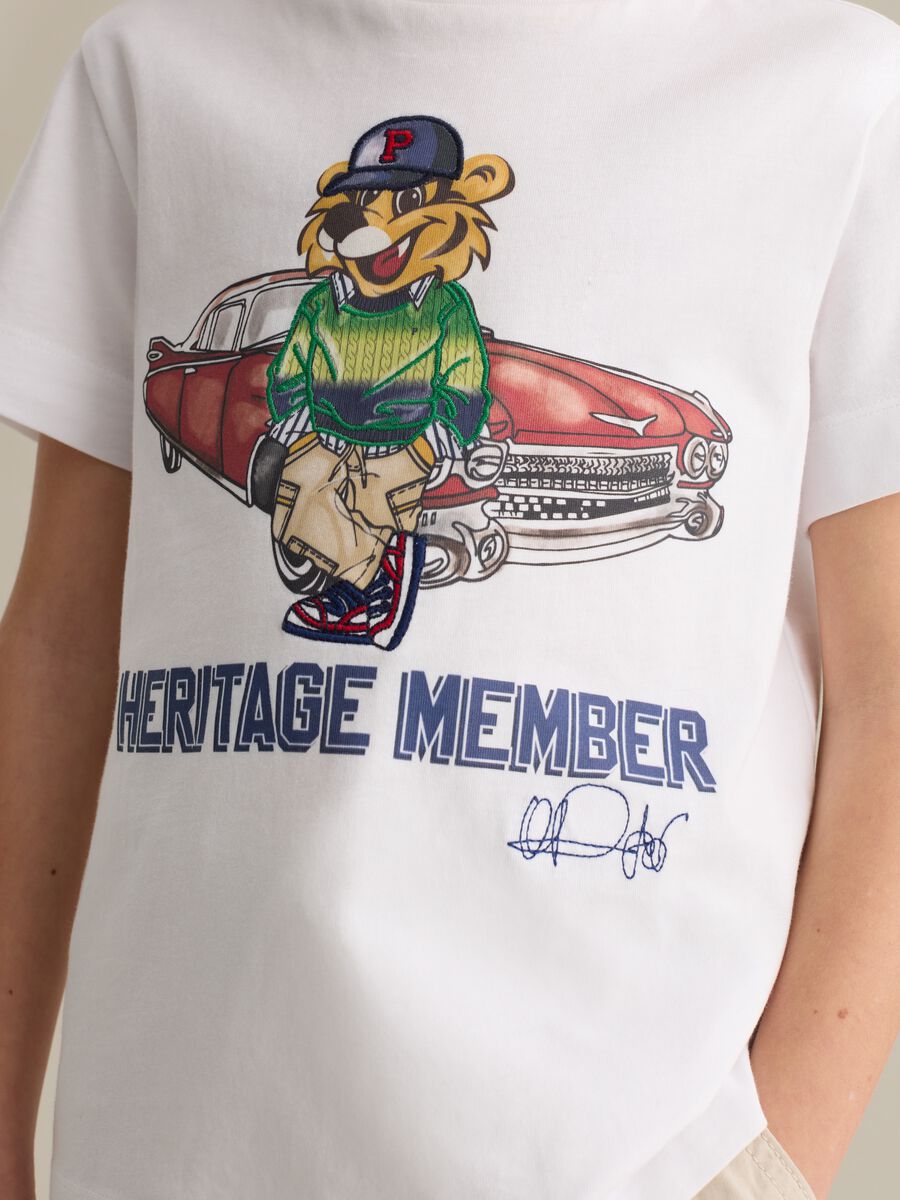 Cotton T-shirt with print_1