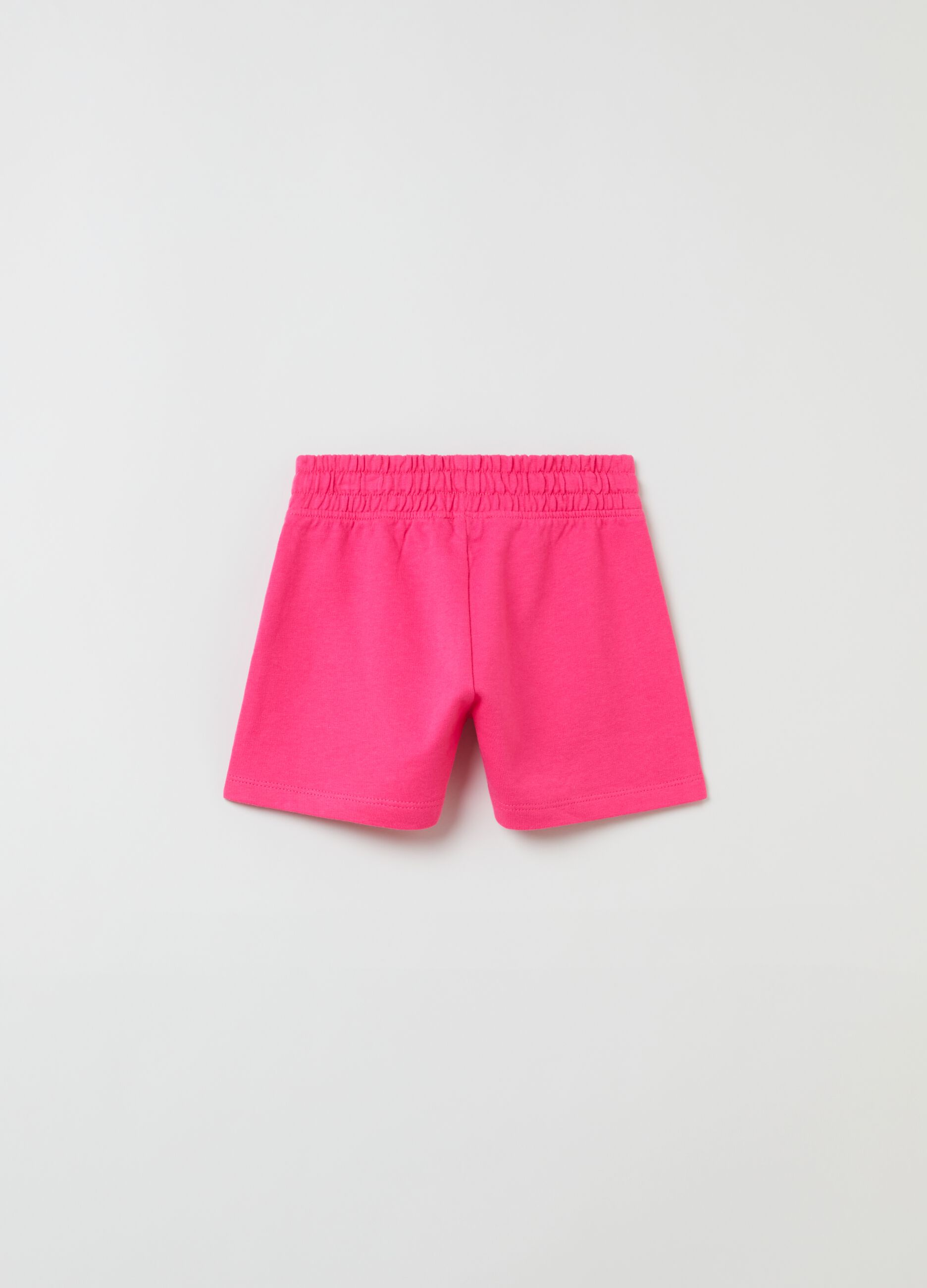 Shorts in French Terry con coulisse