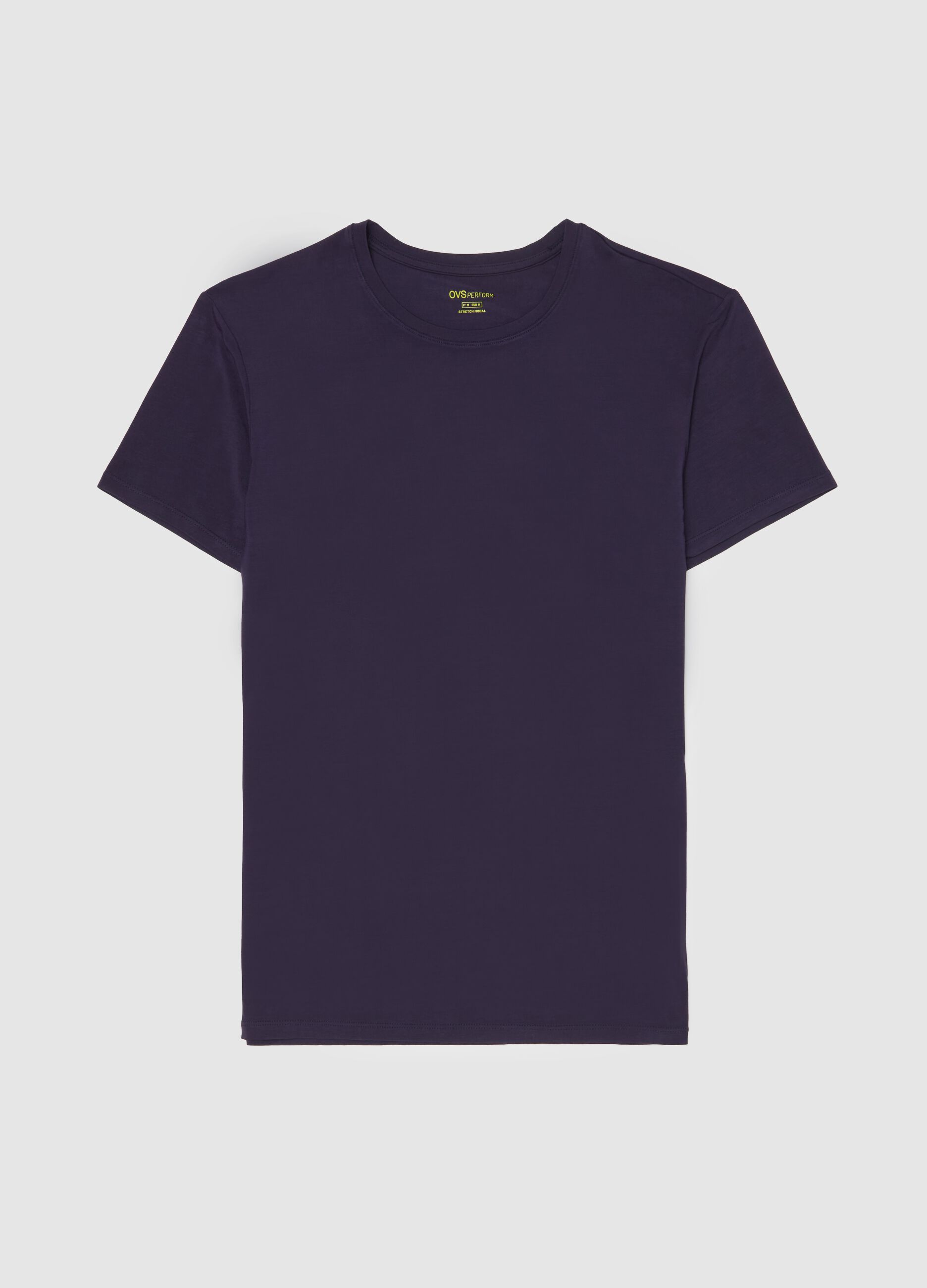 T-shirt intima girocollo in modal stretch