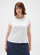 Women's white pure cotton top_0