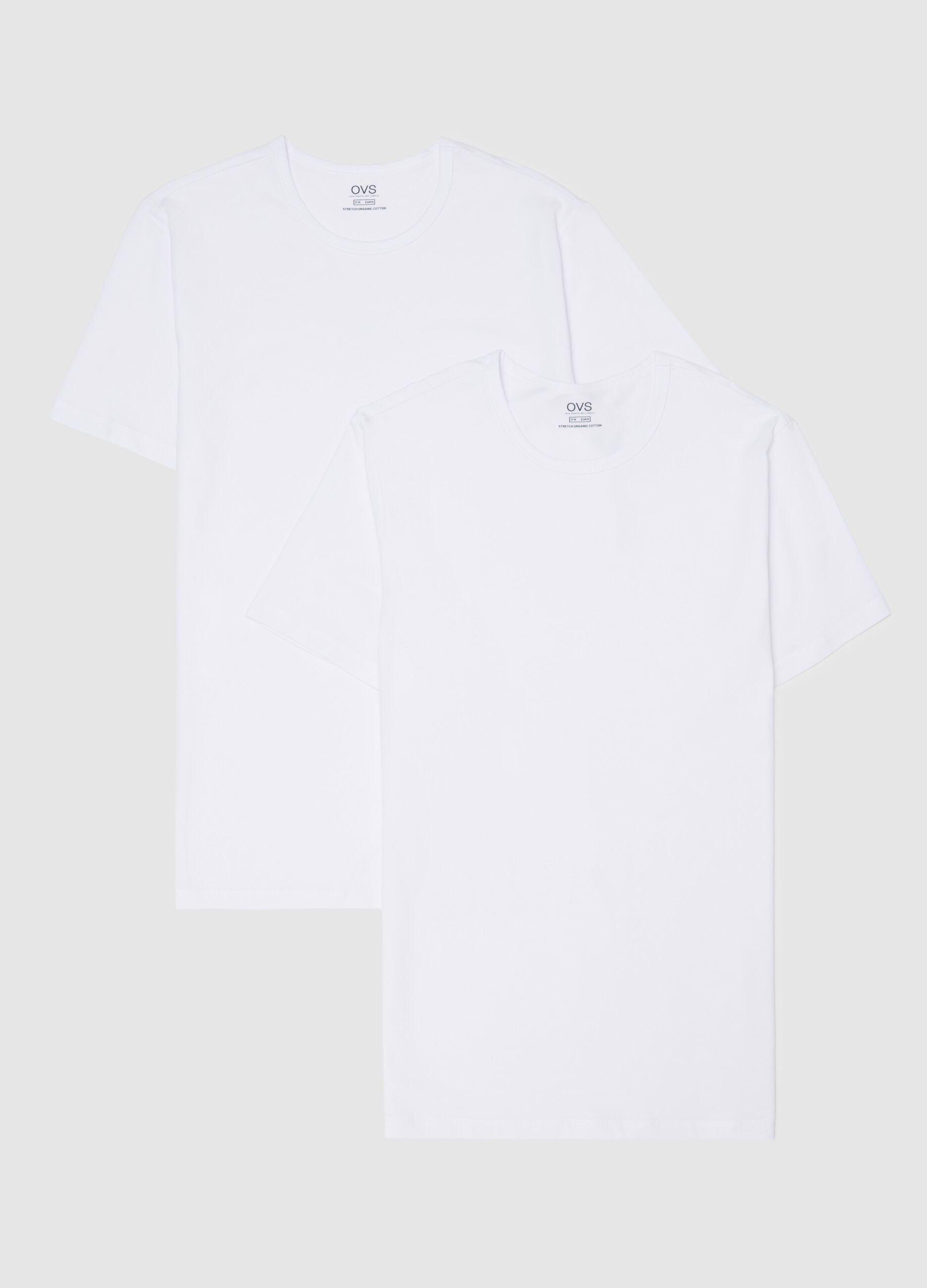 Two-pack organic cotton undershirts
