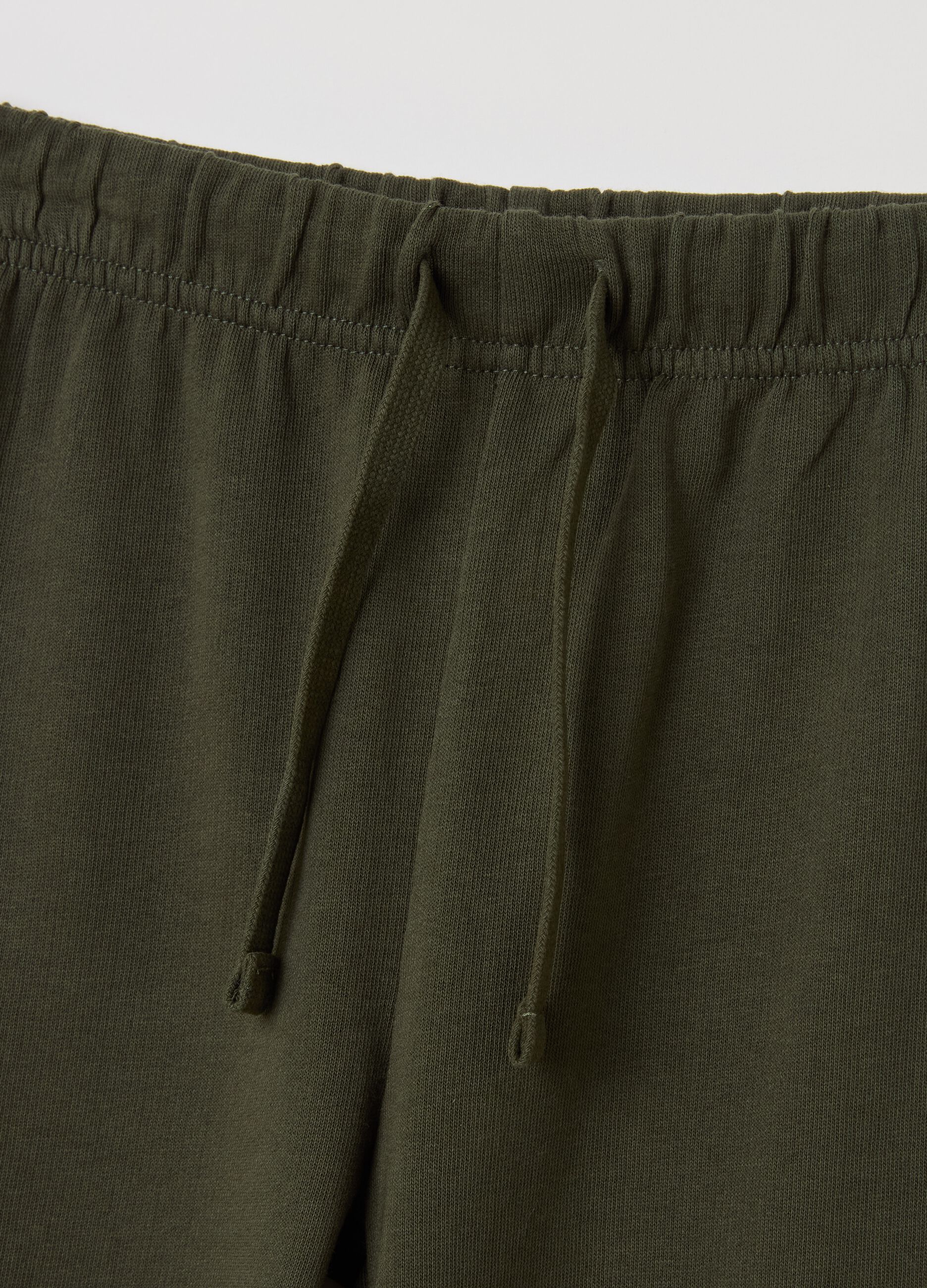 Joggers con coulisse e profili elasticati 