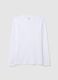 White Regular Fit Pure Cotton T-shirt_4