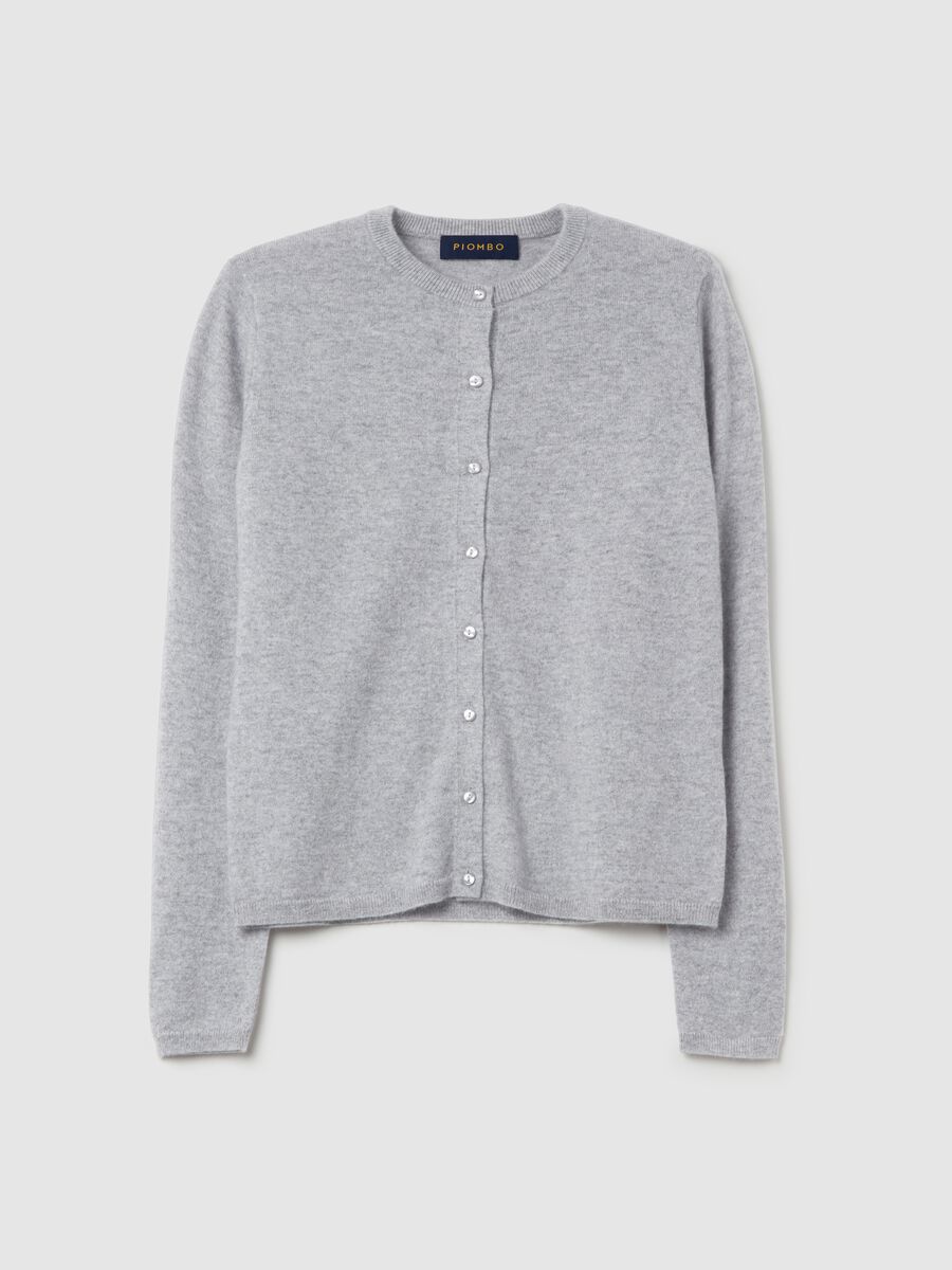 Solid colour cashmere cardigan_4