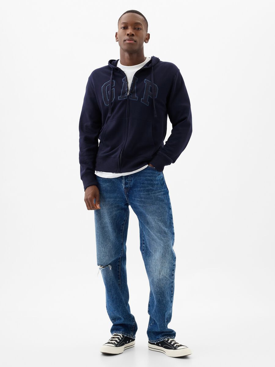 Hoodie with embroidered logo_1