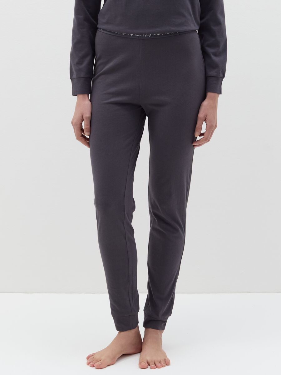 Pyjama bottoms with elastic_1