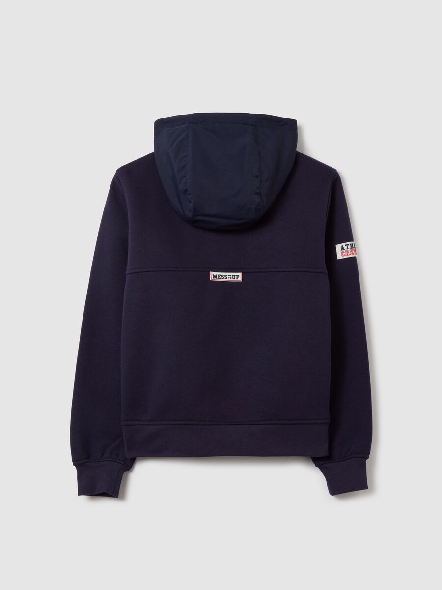Full-zip quilted jacket with "LND" embroidery_4