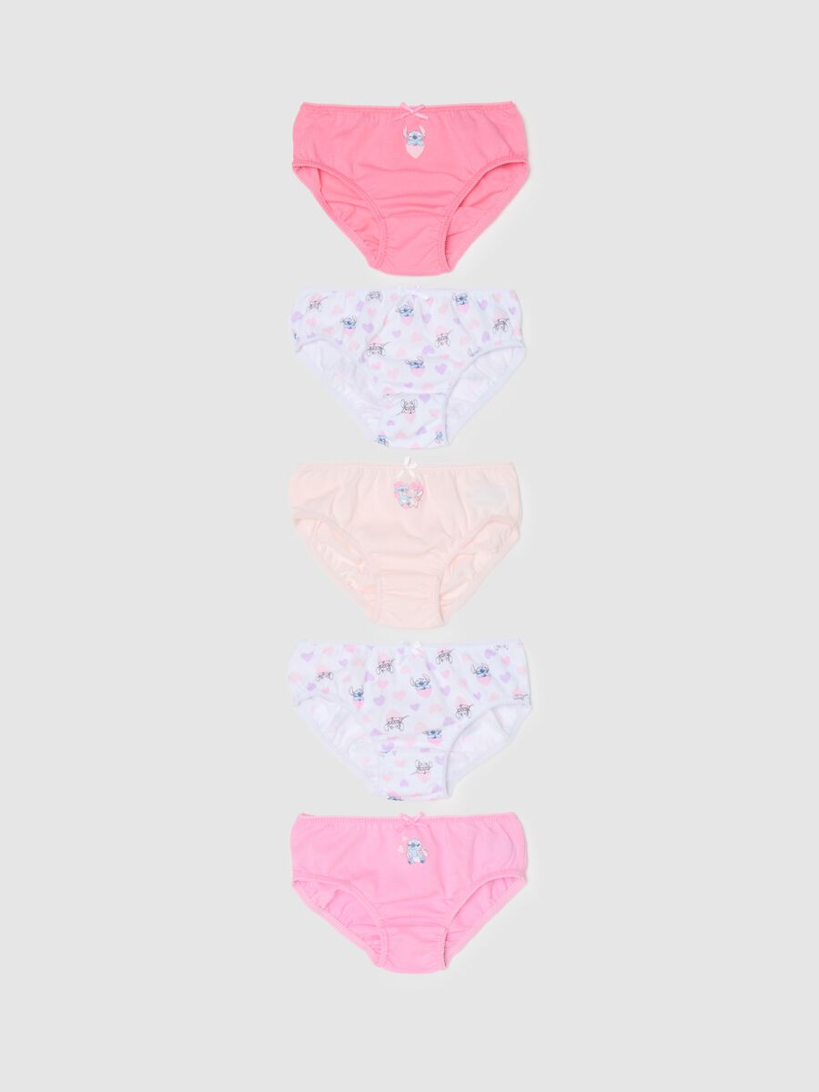 Multipack of girls' briefs in pure cotton, multicolour regular fit_0