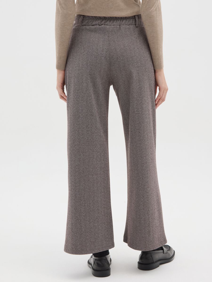 Brown regular fit trousers_2