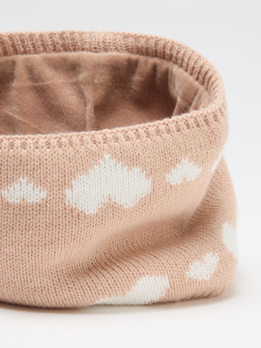 Pink acrylic snood_2