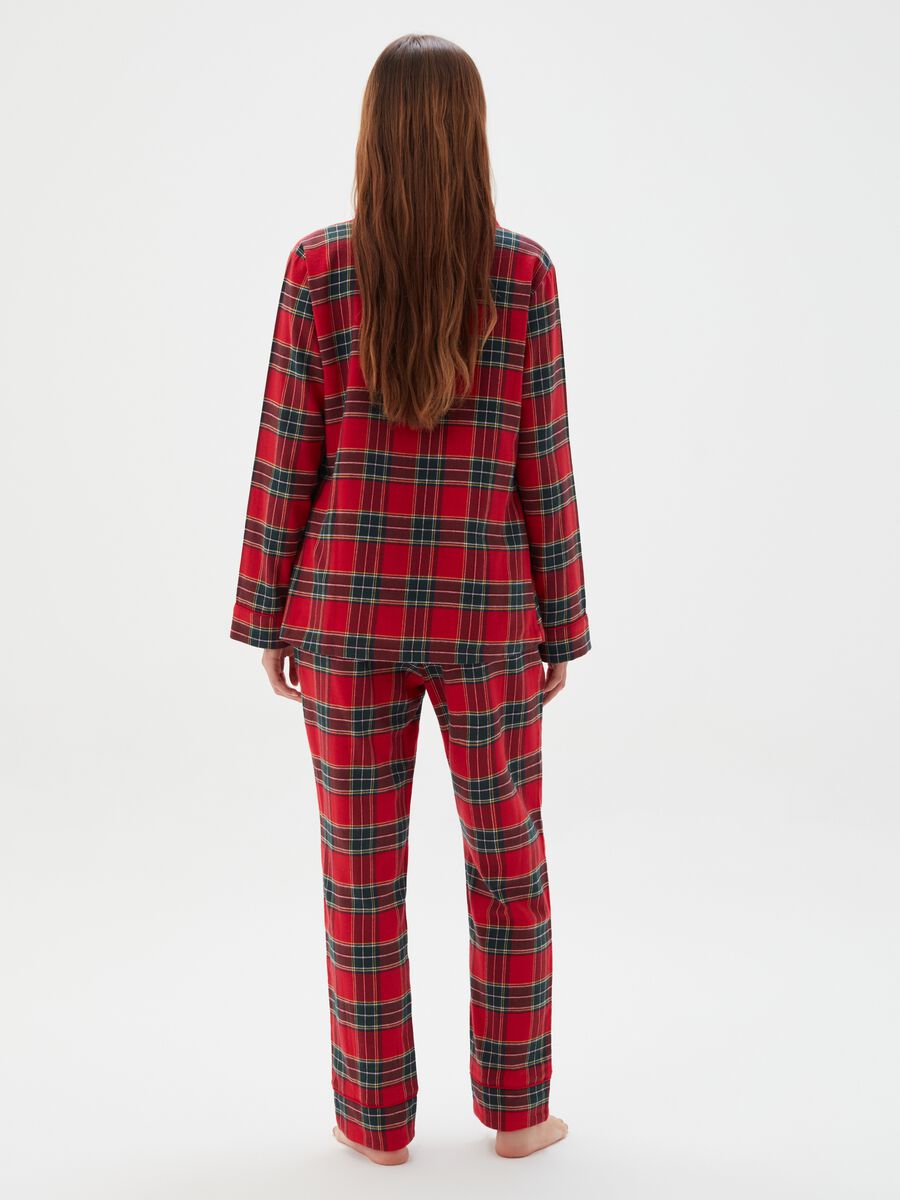 Pigiama in flanella fantasia tartan_2