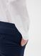 White slim fit pure cotton shirt_3
