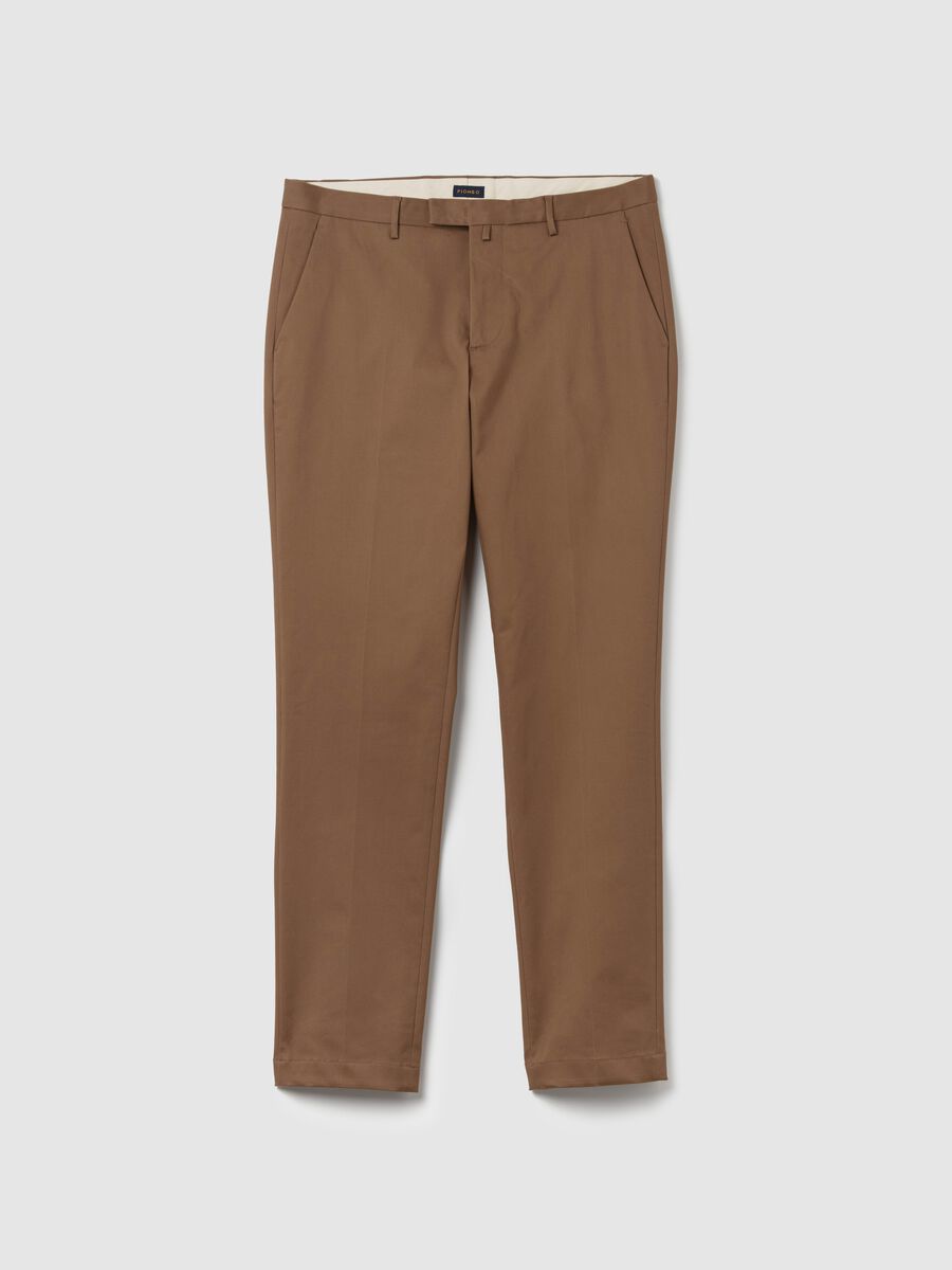 Pantalone regular fit in cotone stretch Contemporary_4