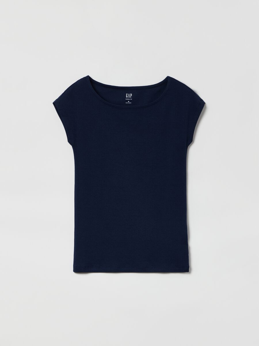 Boat neck T-shirt_1