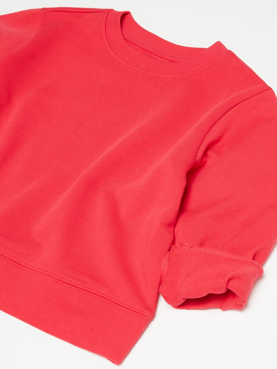 Solid colour sweatshirt in French terry_2