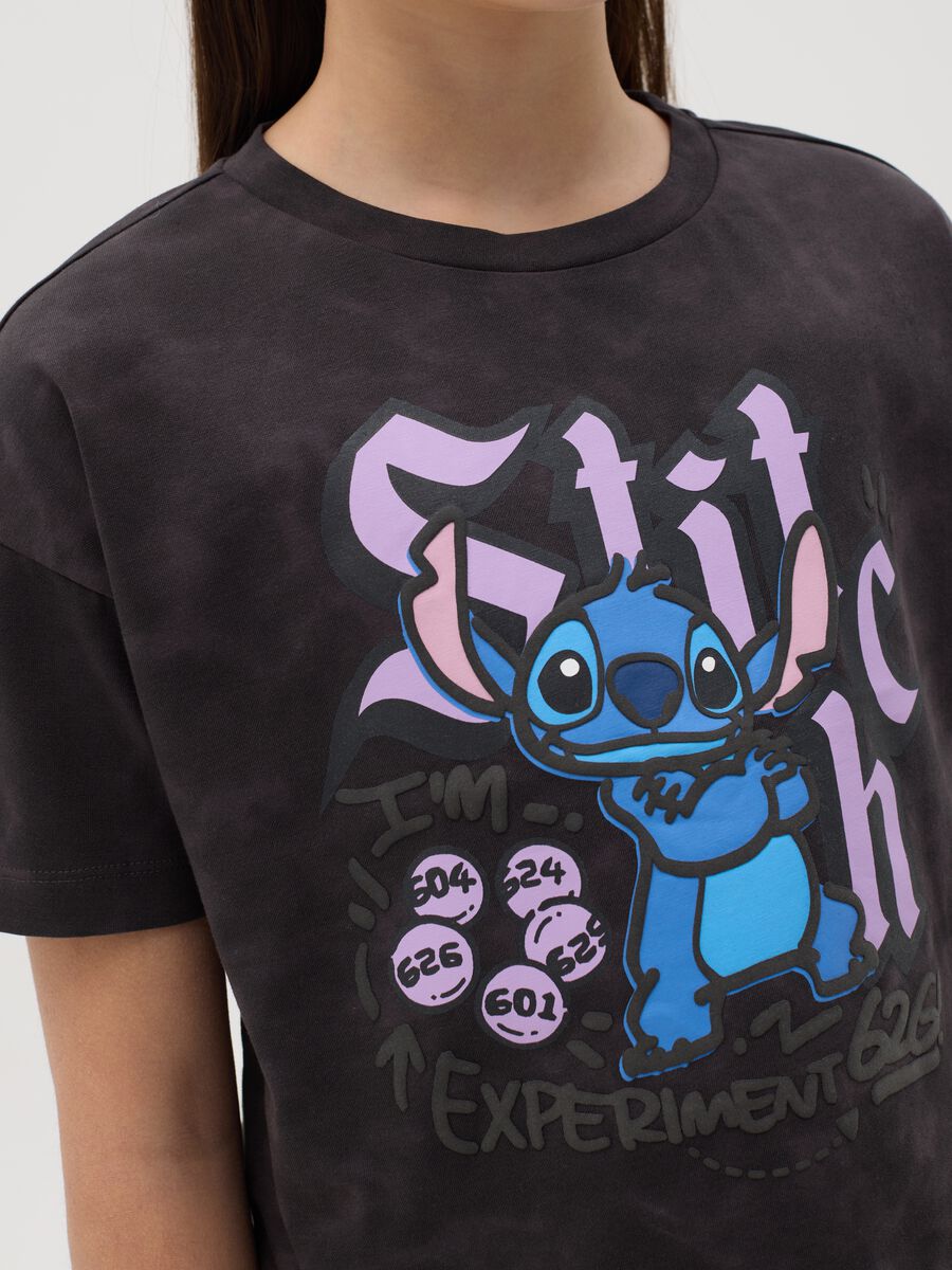 T-shirt in cotton with Stitch print_1