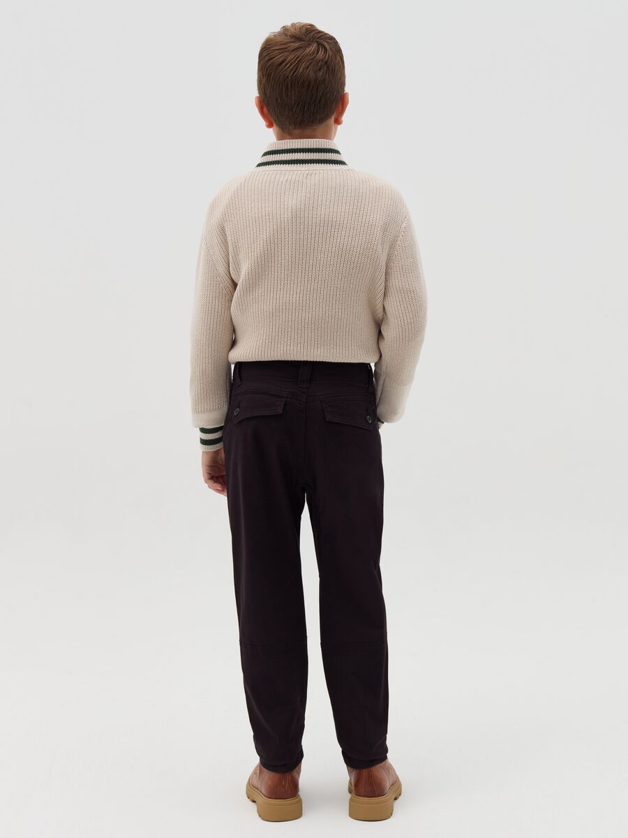 Regular-fit trousers in stretch twill_2
