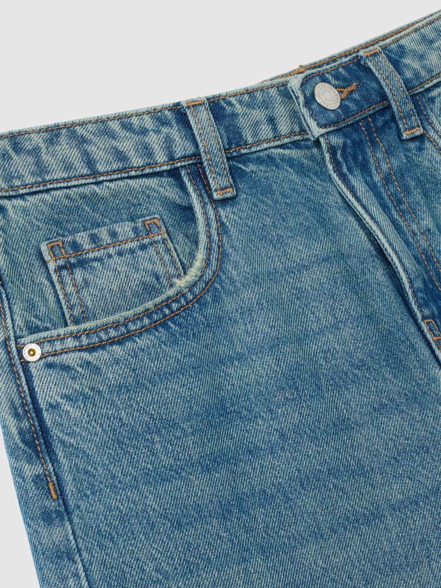 Wide Leg Denim Jeans_5