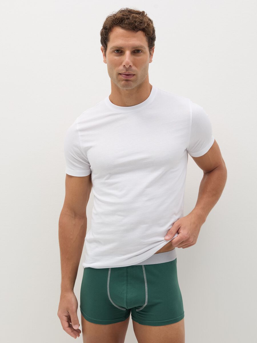 Three-pack boxer shorts with micro pattern_0