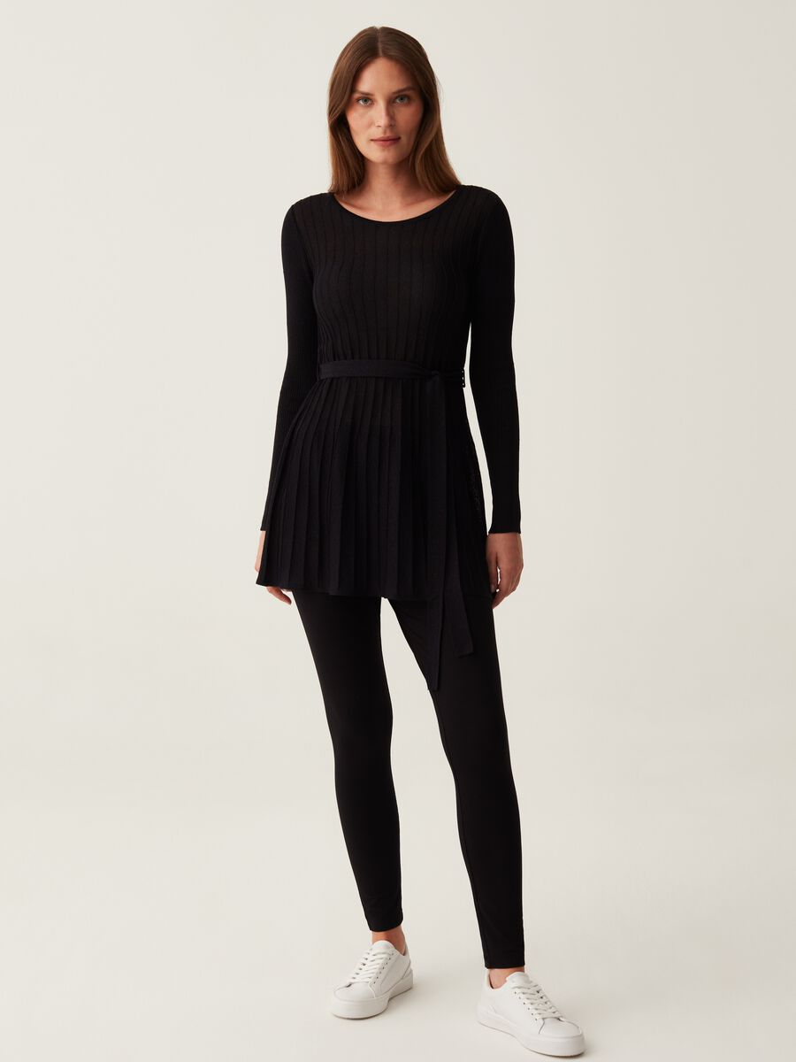 Leggings premaman in viscosa stretch_1