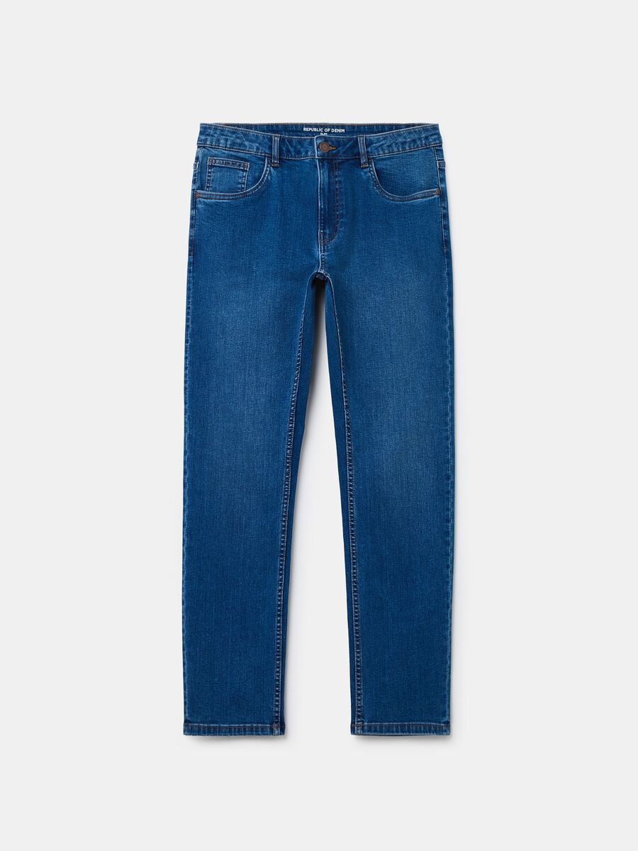 Jeans slim fit cinque tasche_4