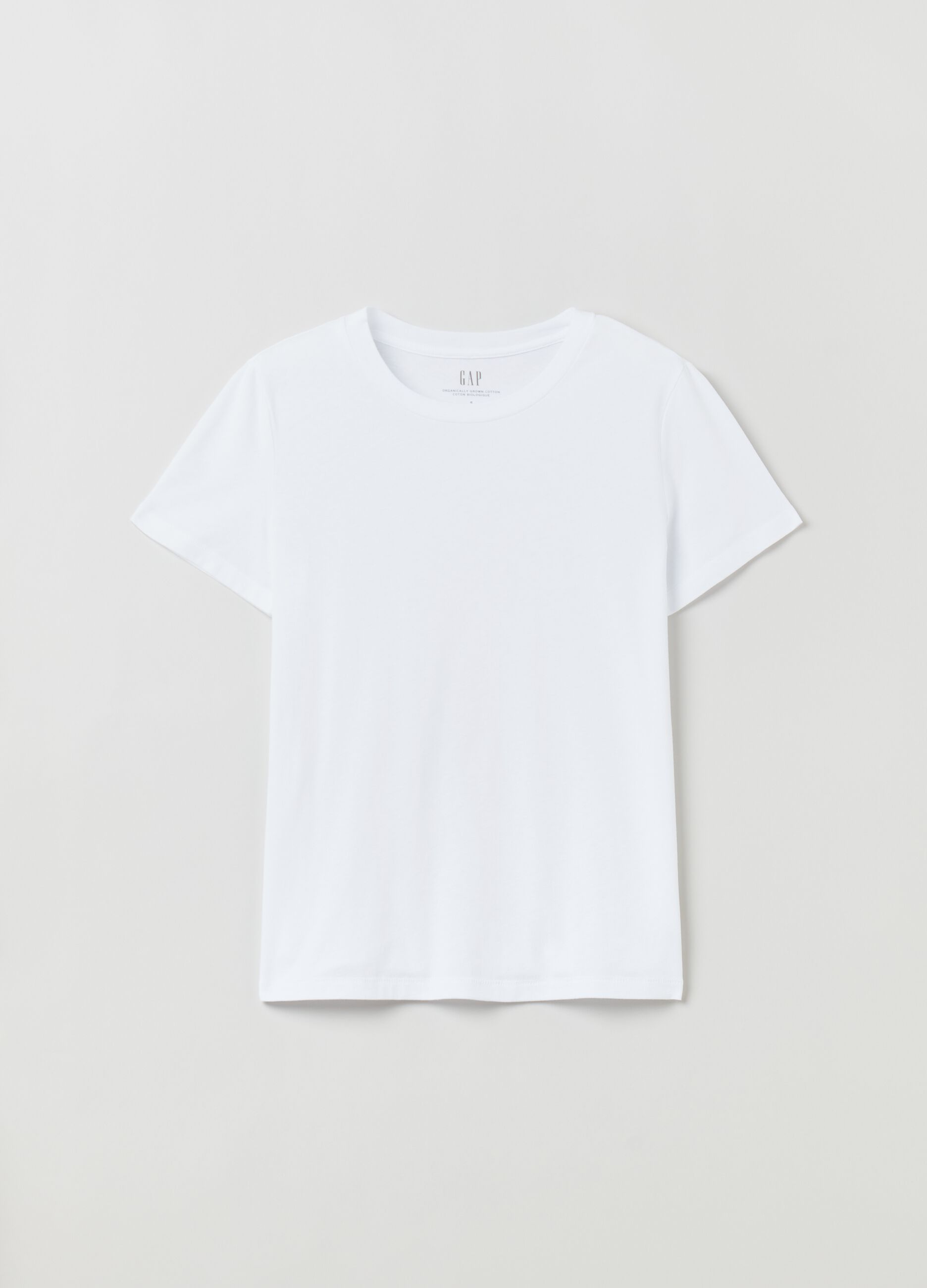 T-shirt girocollo in cotone