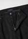 Black stretch cotton trousers regular fit_5