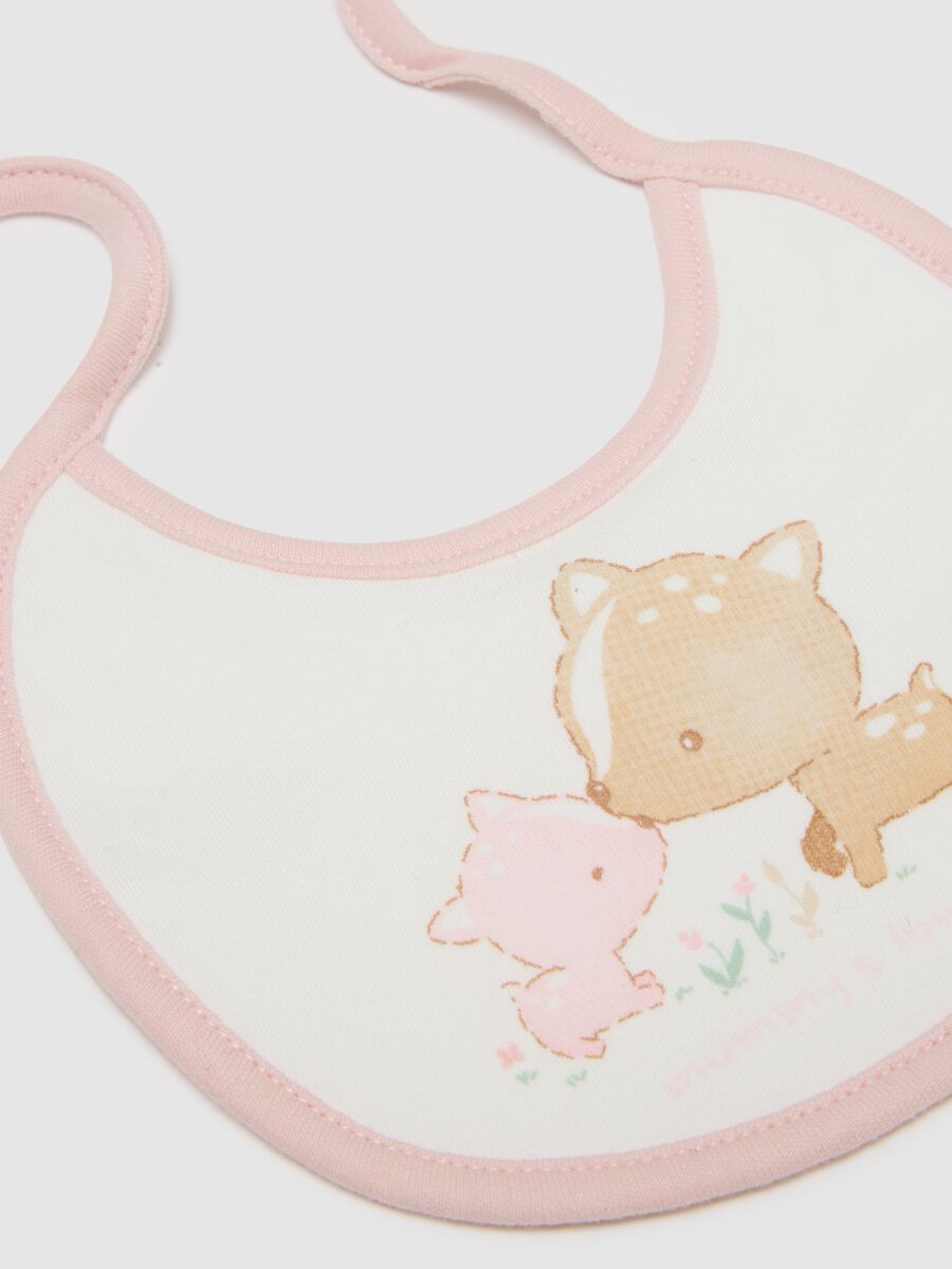 Bipack bavette da neonata in puro cotone multicolor_2