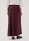 Red satin maxi skirt with elasticated waist_2