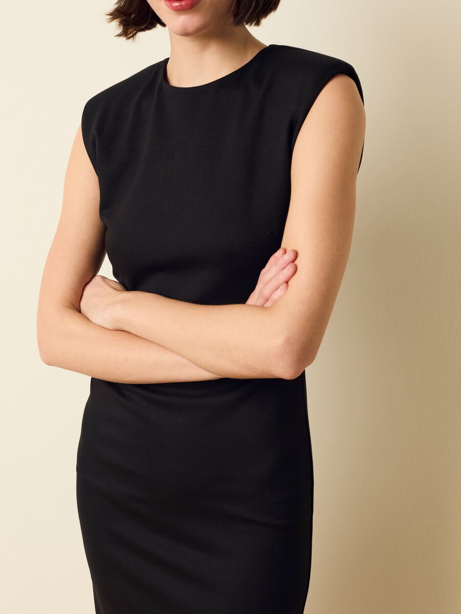 Sleeveless midi dress_3