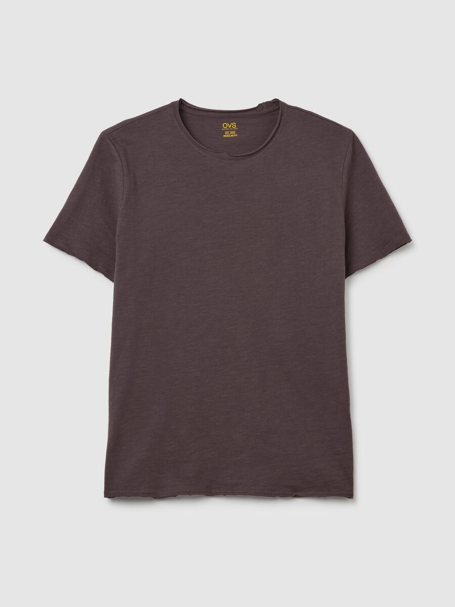 Ovs Brown Cotton T-shirt_4