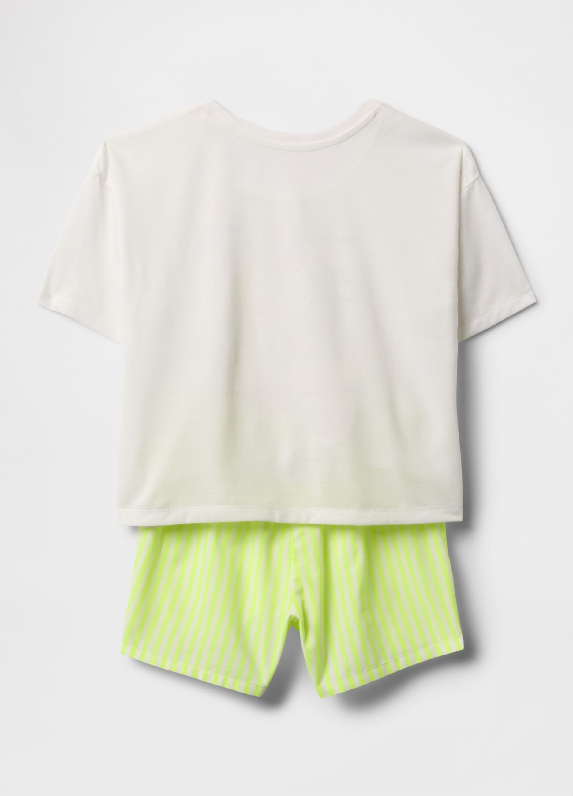 White short pyjama with number and butterfly print GAP Kids
