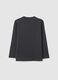Children's black pure cotton regular fit top_1