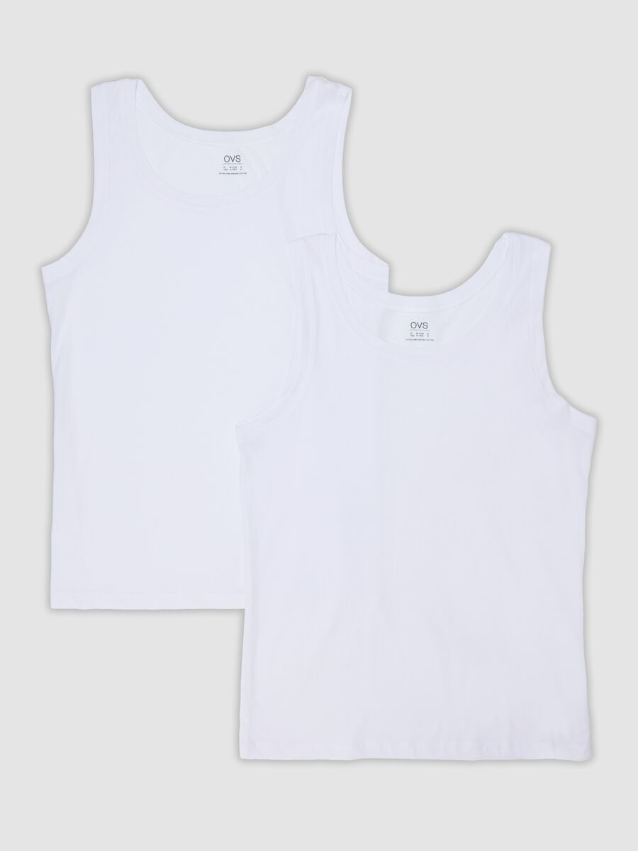 2-pack of white vests in pure extra-fine cotton_4