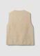 White oversized wool-blend sherpa gilet_1