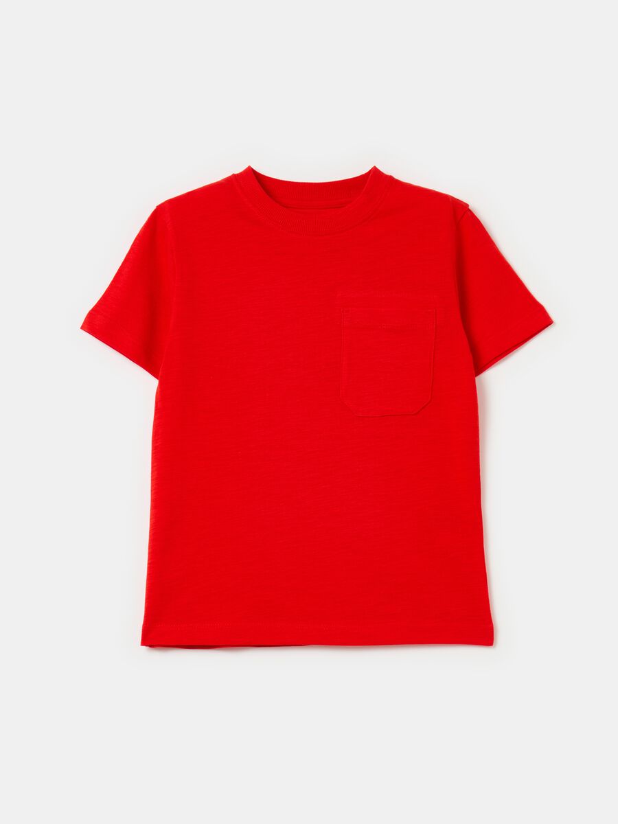 Cotton T-shirt with pocket_0