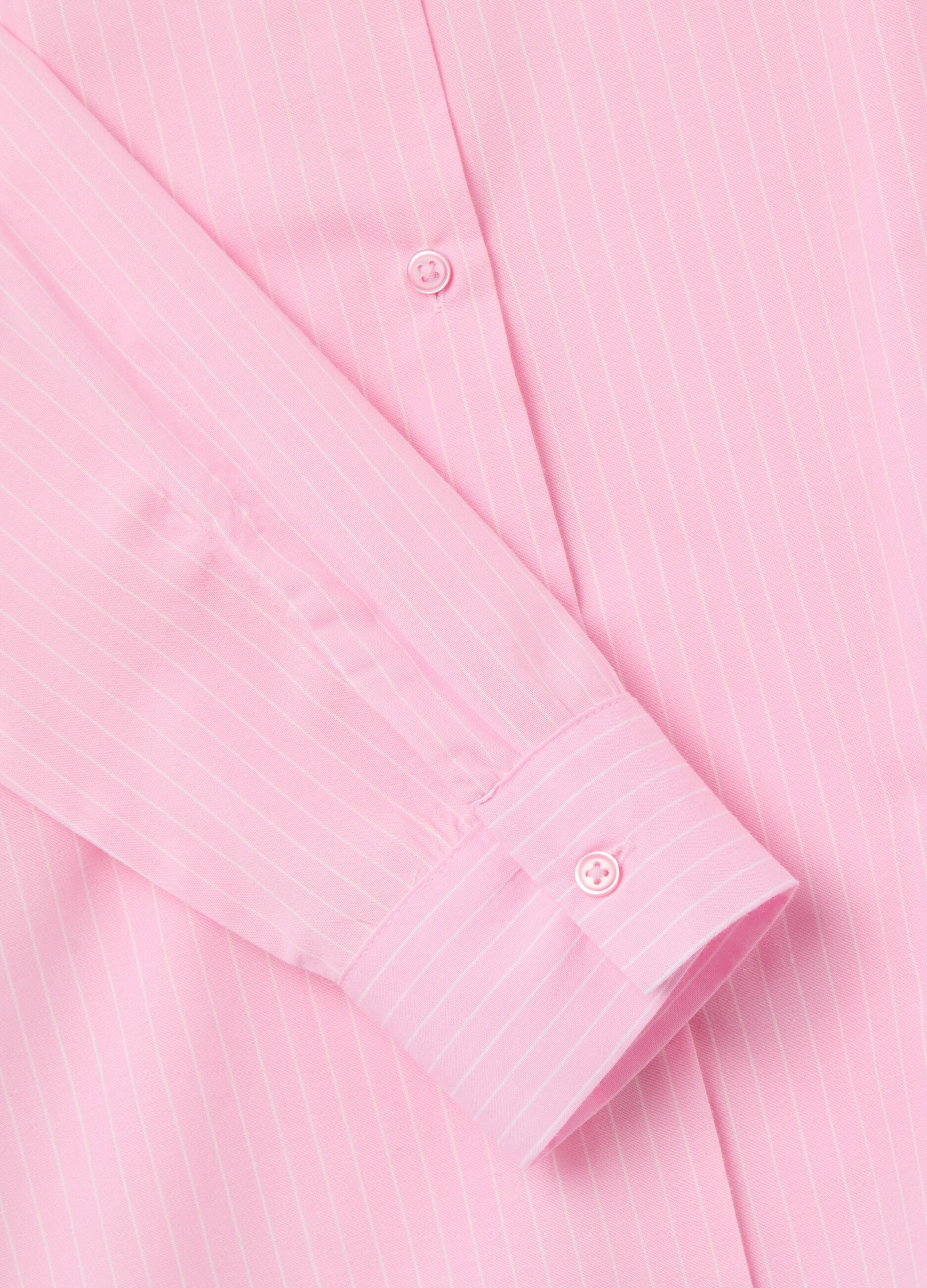 Curvy shirt in cotton blend