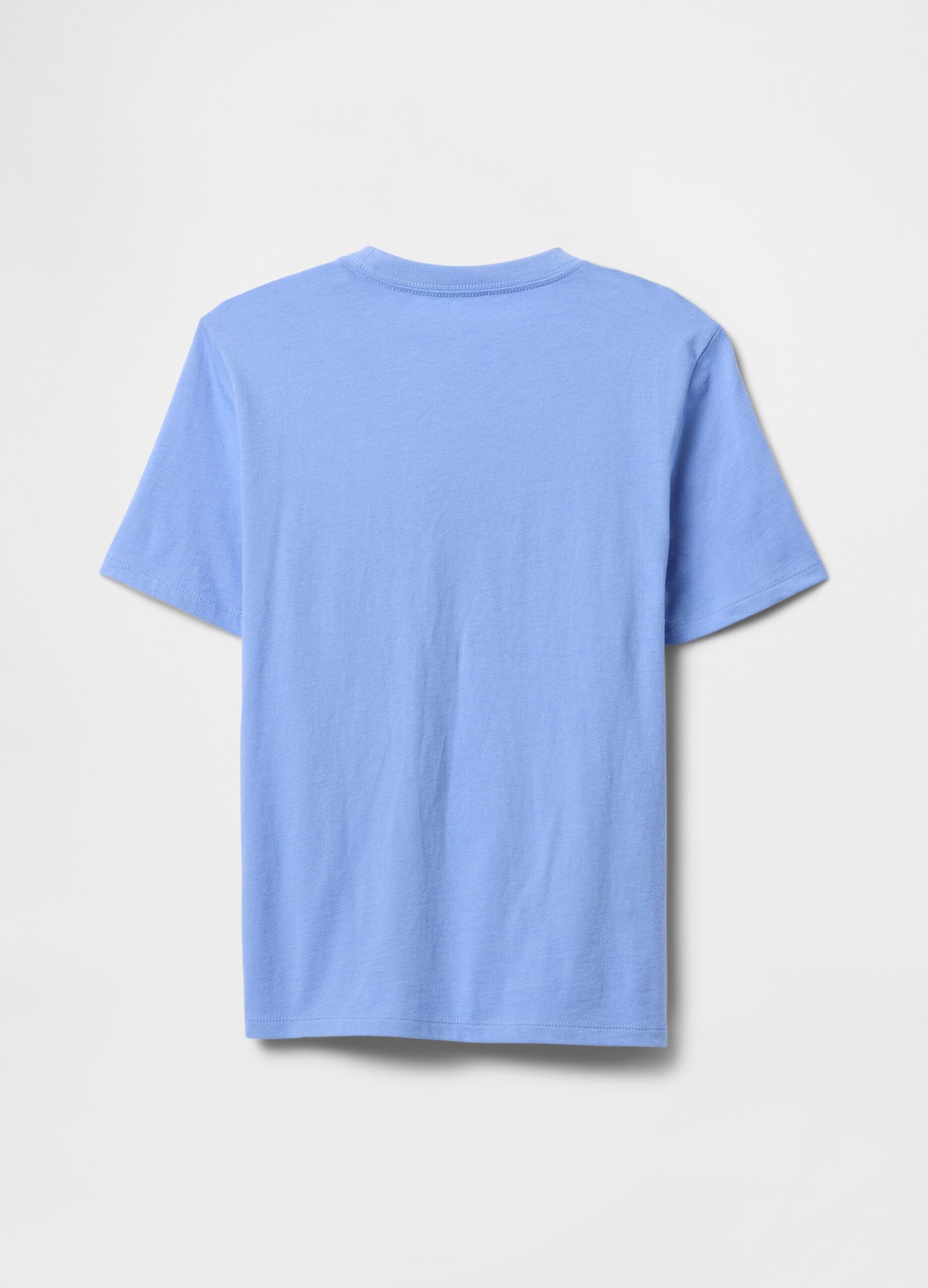 Blue T-shirt with GAP logo and astronaut