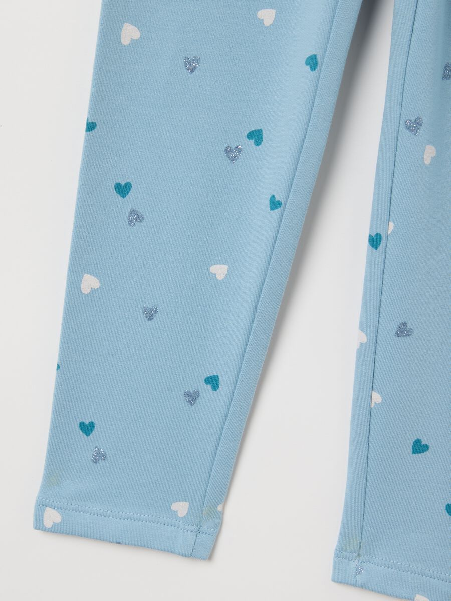Blue leggings with hearts_3