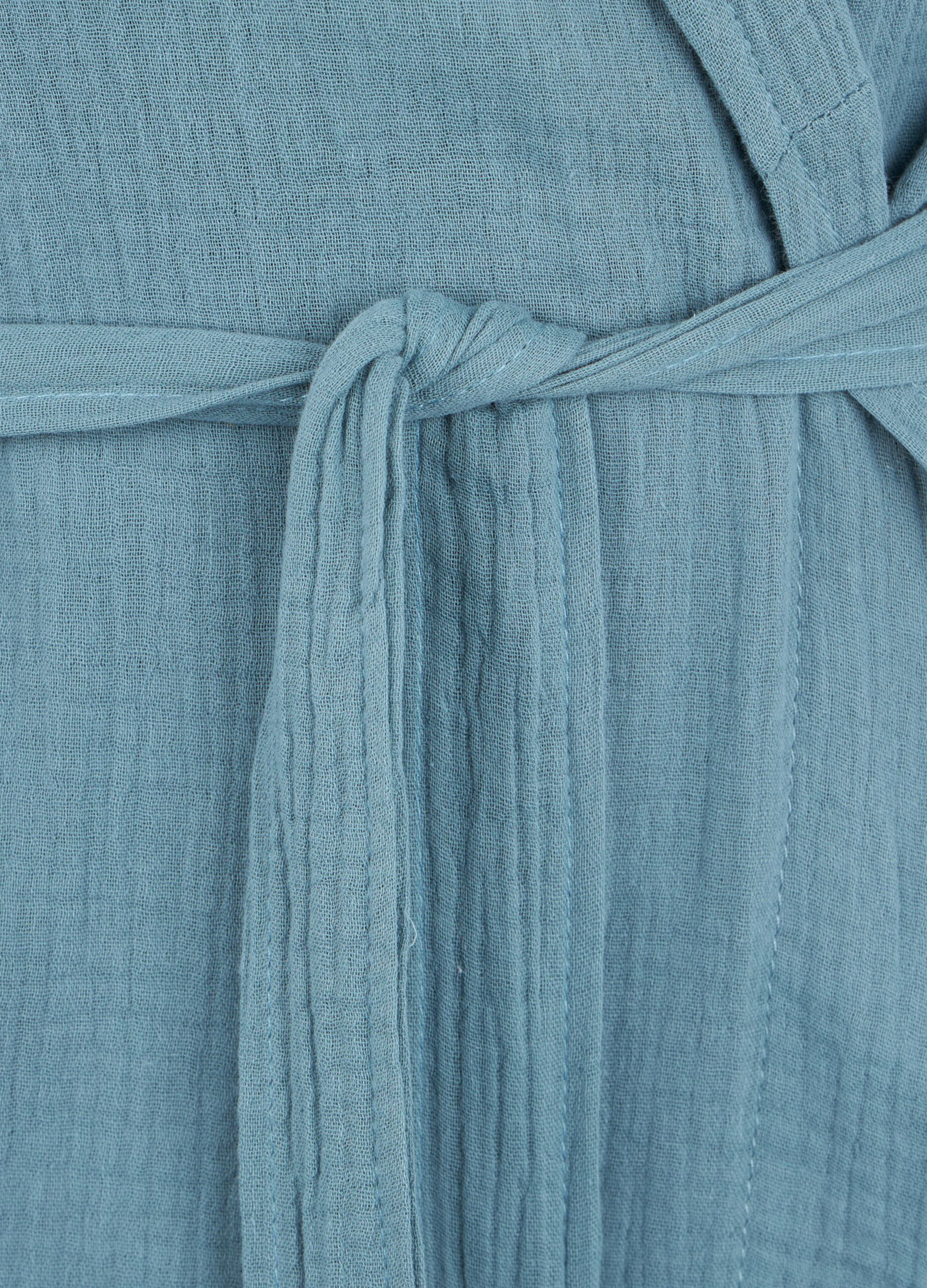 Accappatoio kimono in puro cotone lavato_1