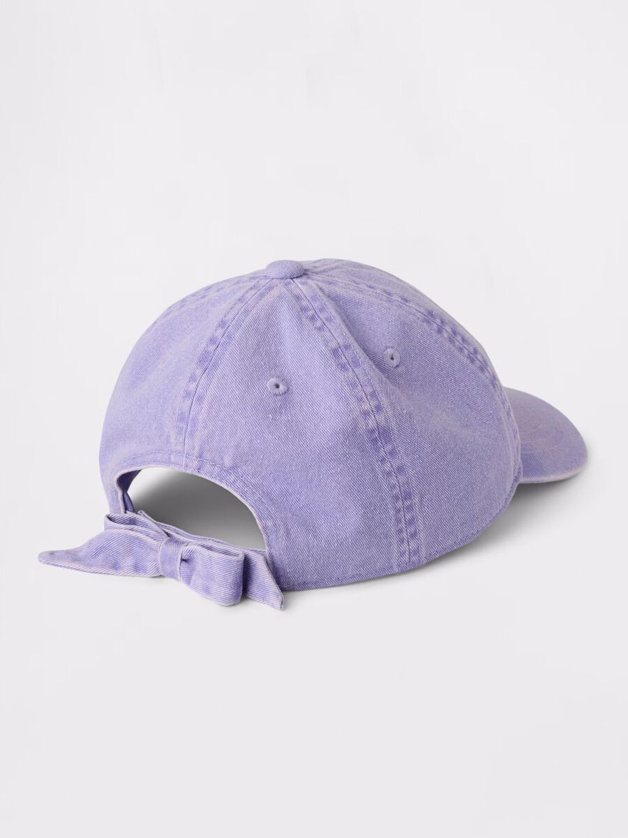 Purple cotton baseball cap_1