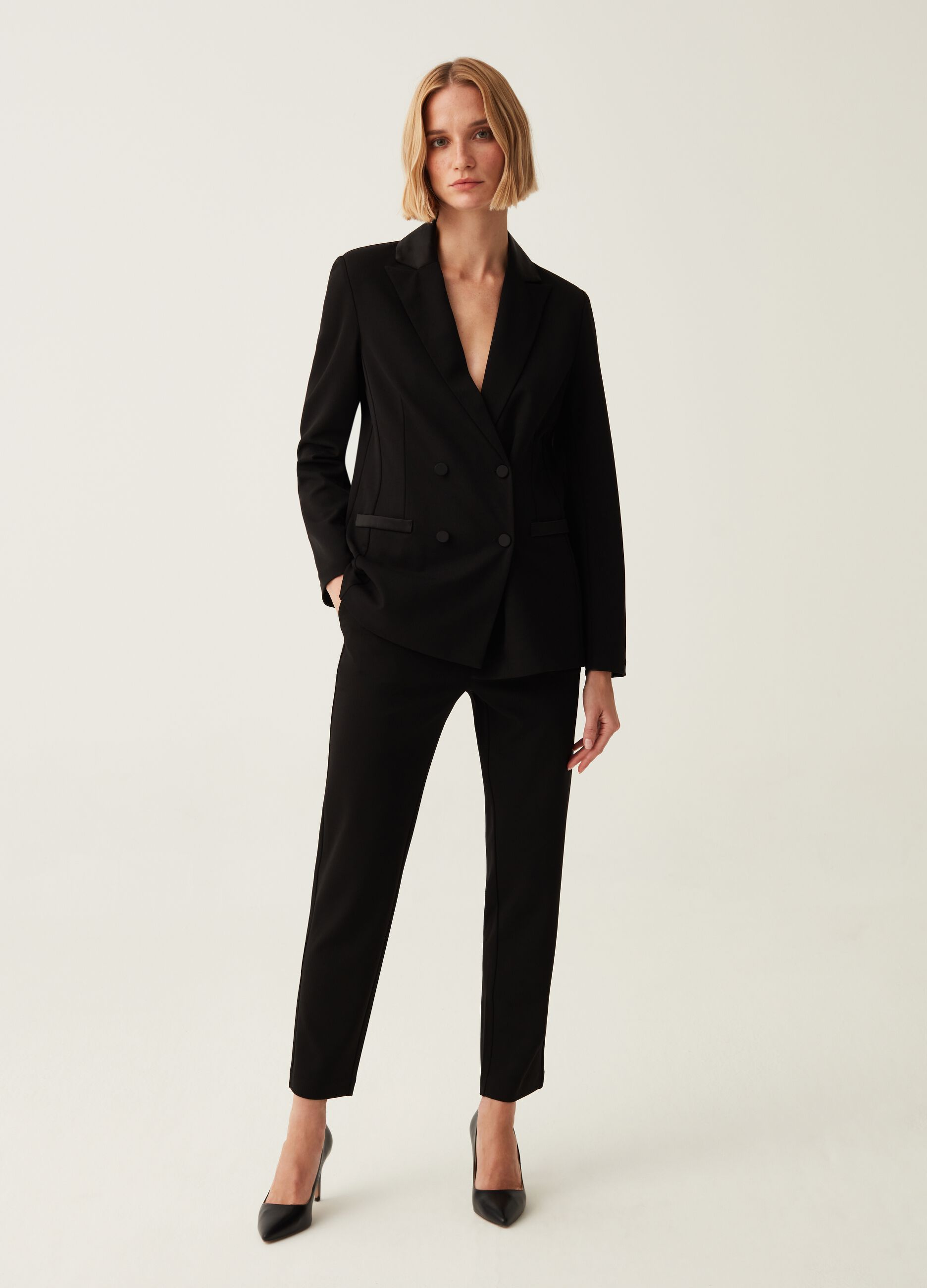 Pantaloni premaman oviesse top