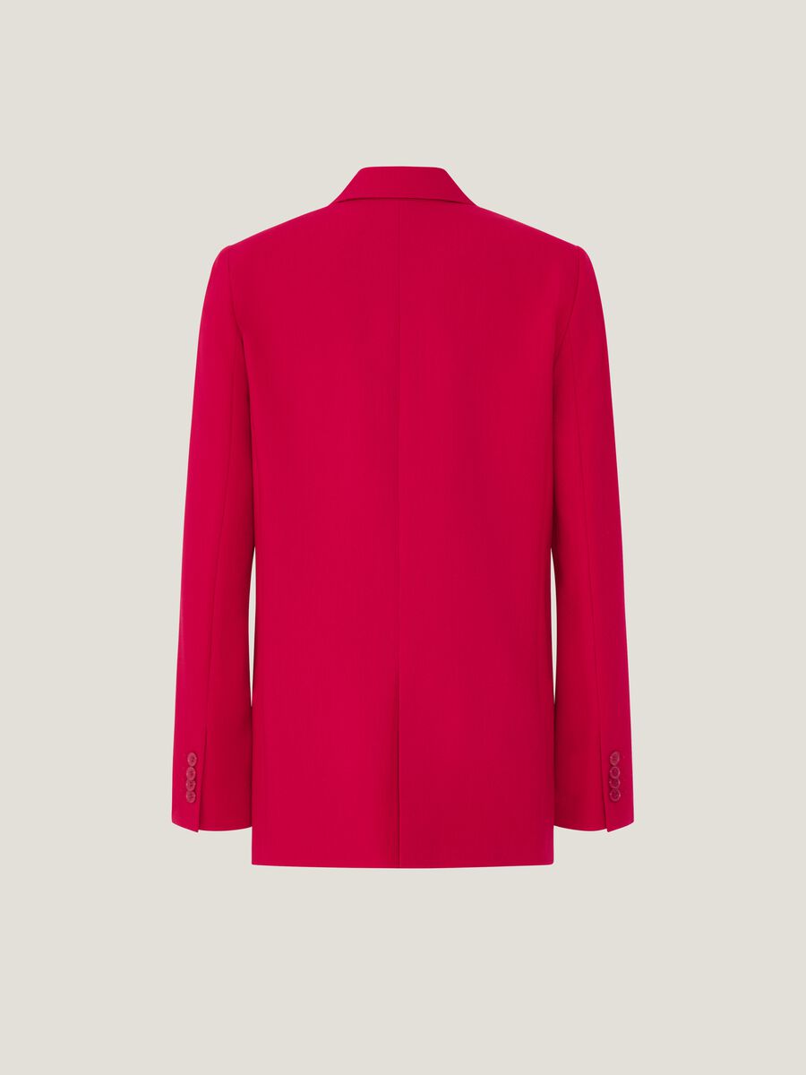 Blazer monopetto tinta unita_5