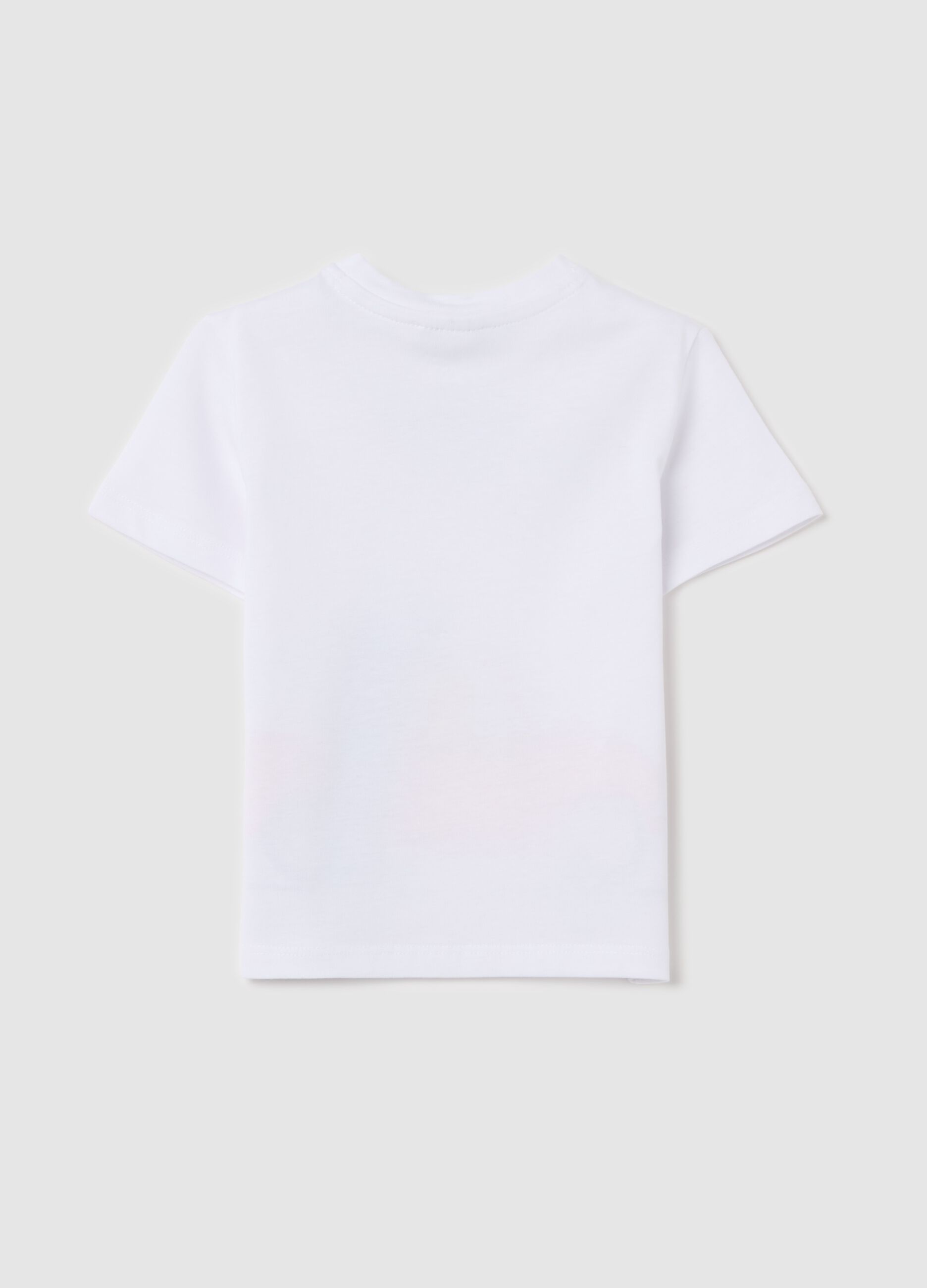 Cotton T-shirt with print