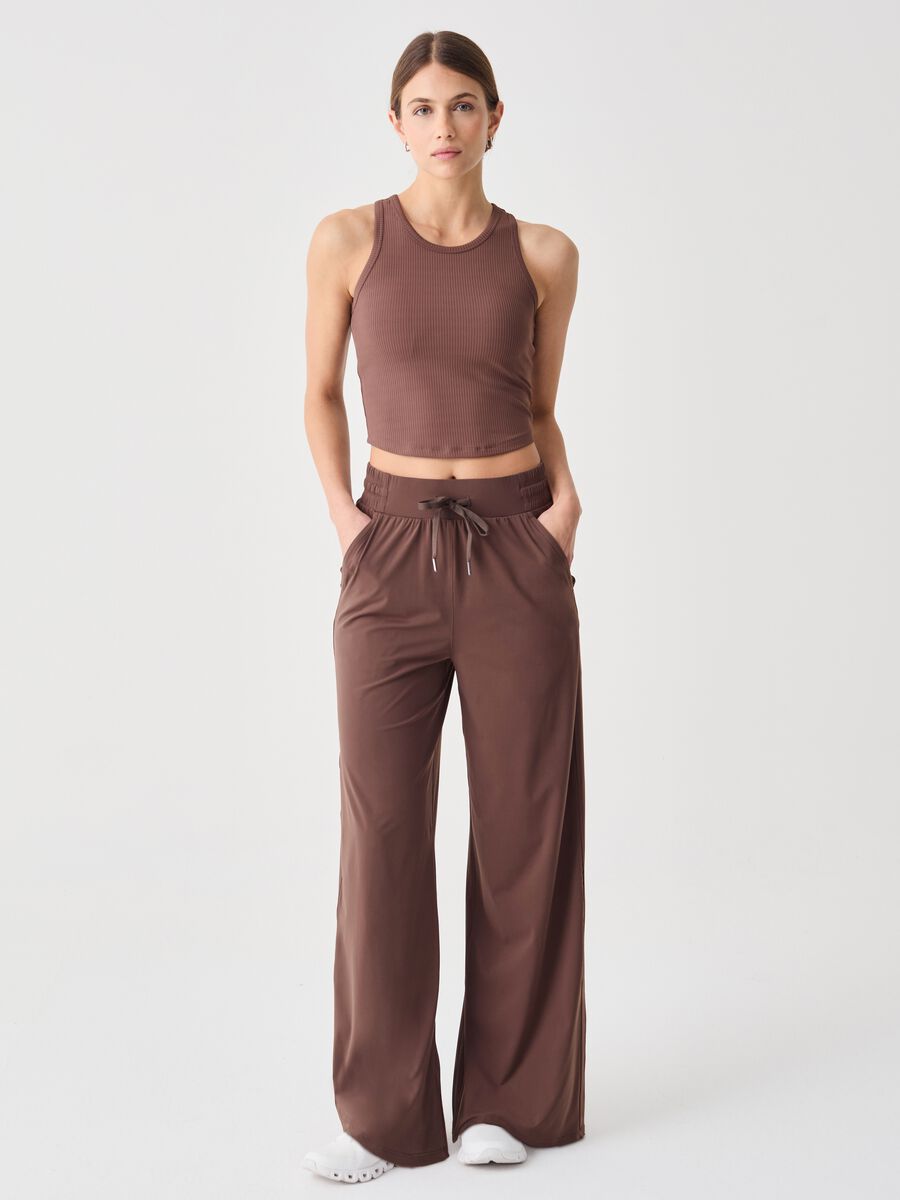 ALTAVIA STUDIO wide-leg trousers with drawstring_0