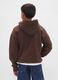 Felpa con cappuccio marrone_2