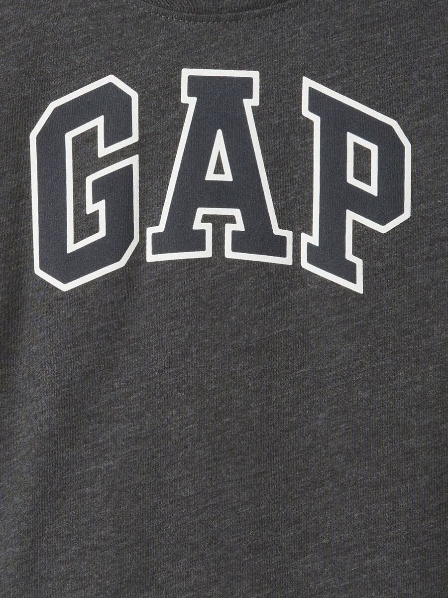 Grey cotton T-shirt with GAP graphic_2