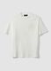 White pure cotton relaxed-fit T-shirt with embroidery_4
